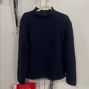 J. Crew Men's Navy Crewneck Sweater